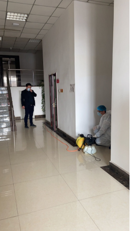 專業消毒 保障返崗工作安全