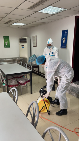 專業消毒 保障返崗工作安全